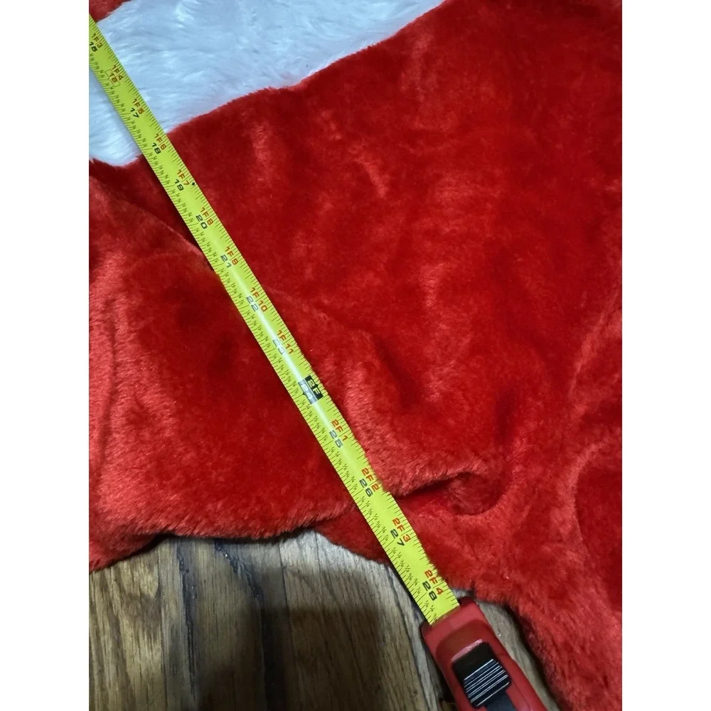 Santa Claus 8Pc Christmas Costume Men Jacket Pants Wig Belt Boot‎ Beard Hat Bag